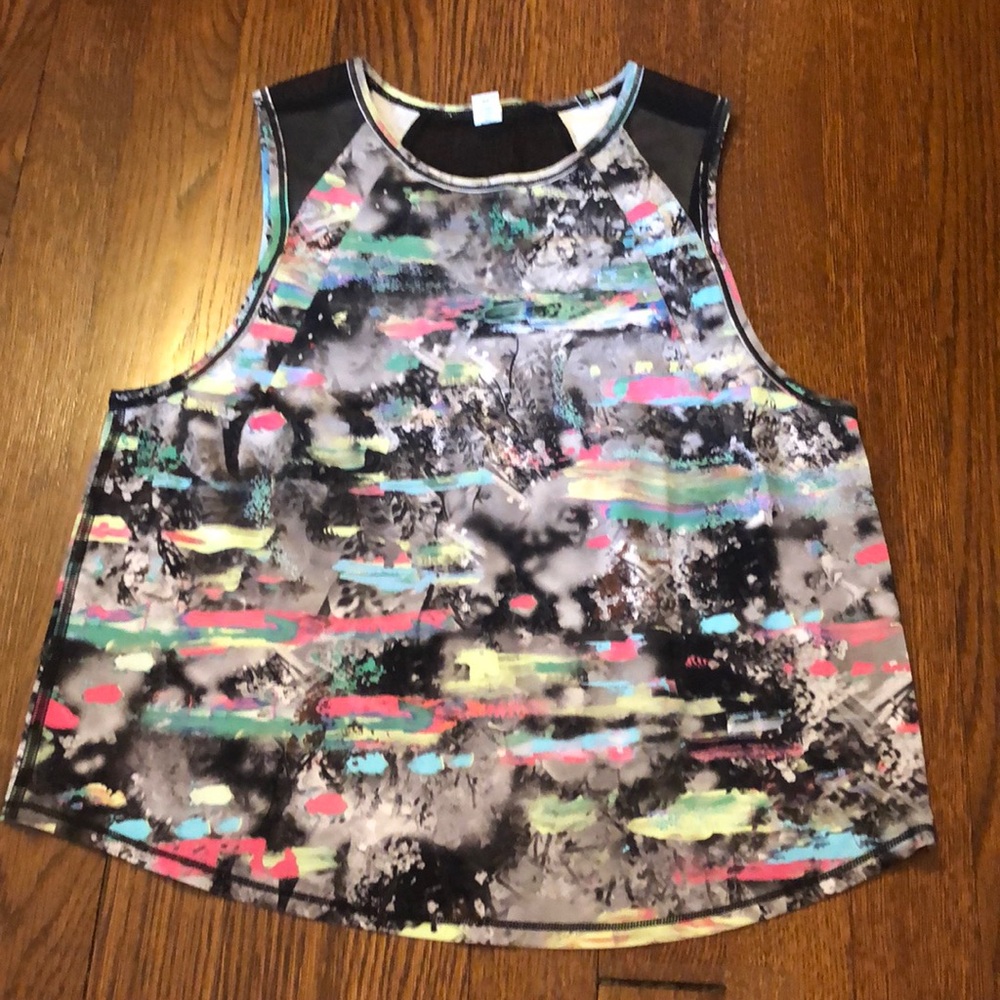 Lululemon cropped sculpt tank